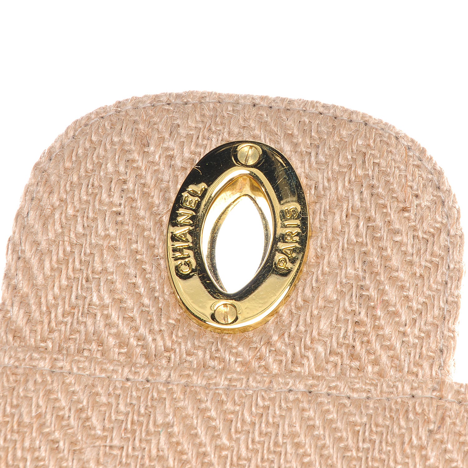 Chanel Woven Raffia Jumbo Flap Beige 7 of 9