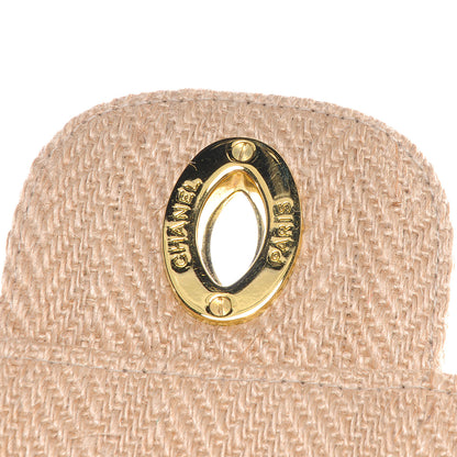 Chanel Woven Raffia Jumbo Flap Beige 7 of 9