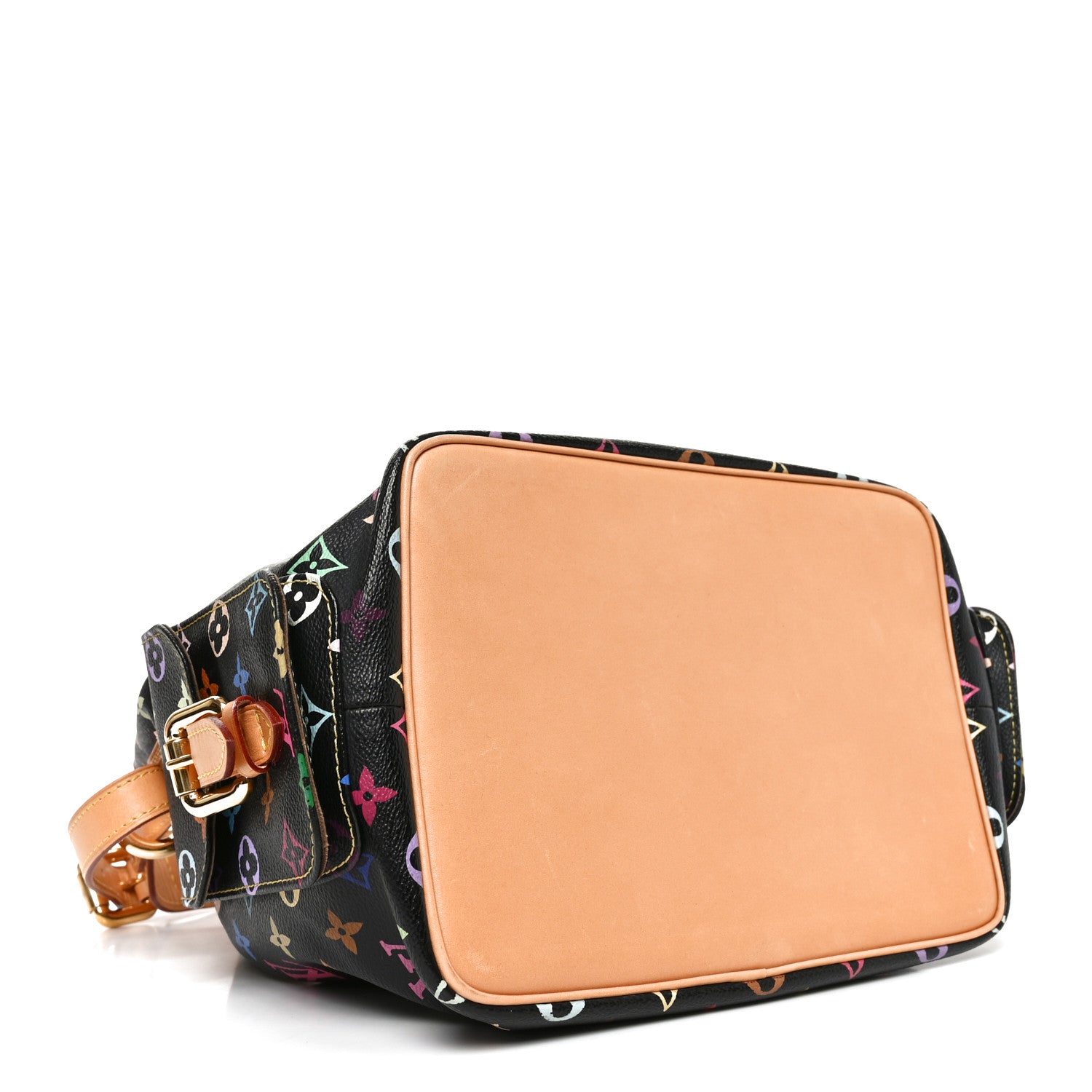 Louis Vuitton Monogram Multicolor Petit Noe Black 4 of 9