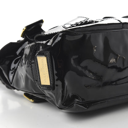 Valentino Garavani Patent Large Histoire Black 6 of 10