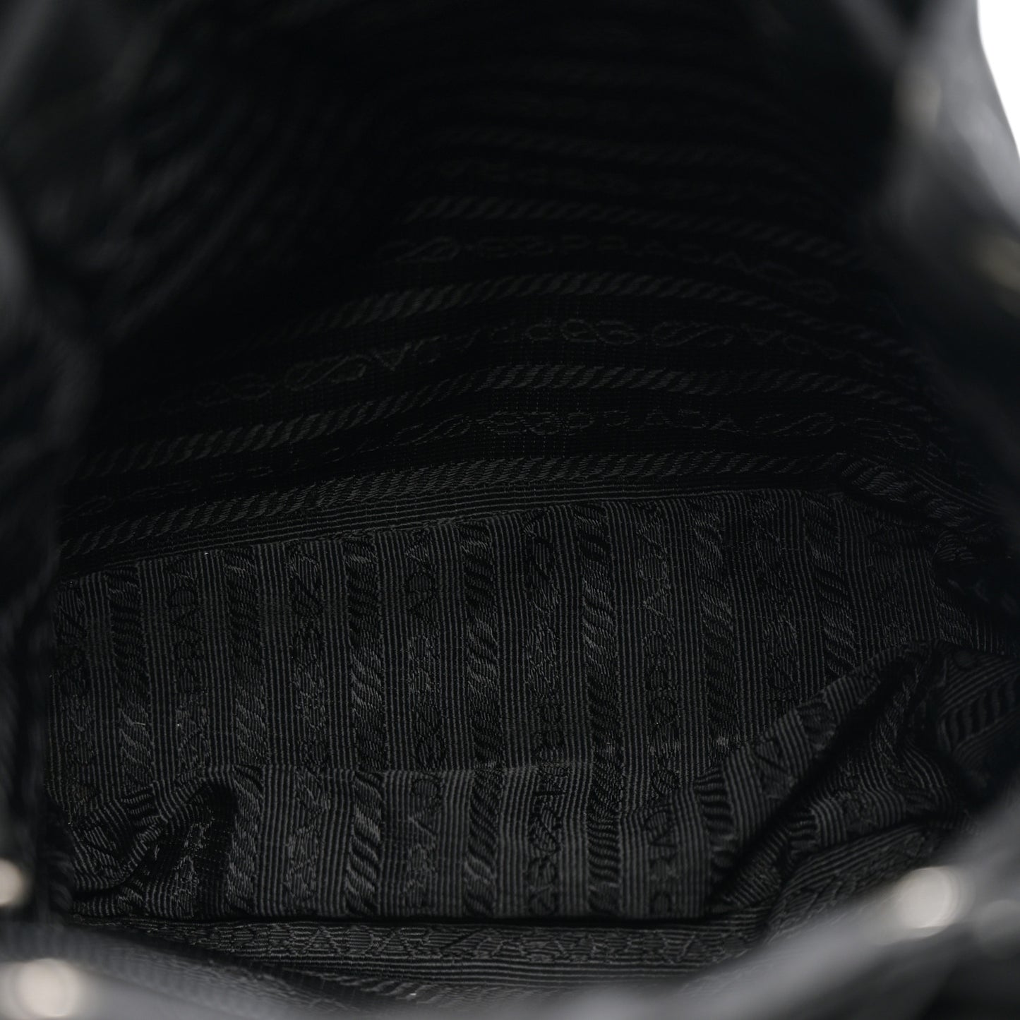 Nylon Vela Mini Cinch Backpack Black