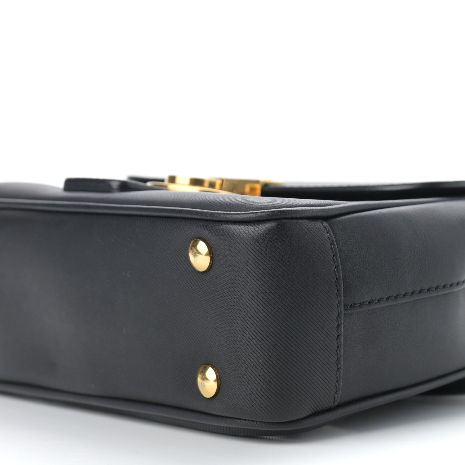 Burberry Trench Calfskin Mini DK88 Top Handle Bag Black 10 of 11