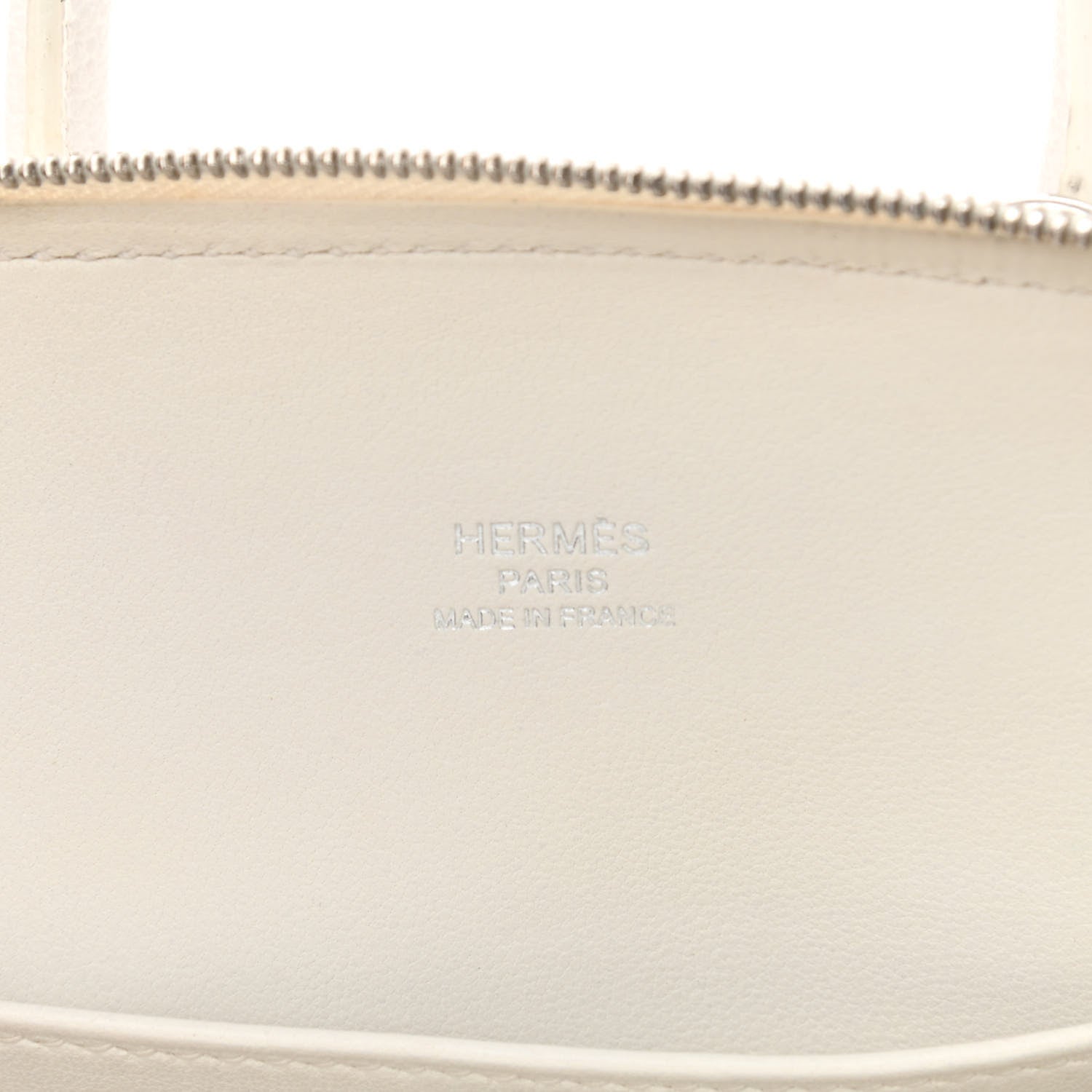 Hermes Chevre Mysore Mini 1923 Bolide White 6 of 14