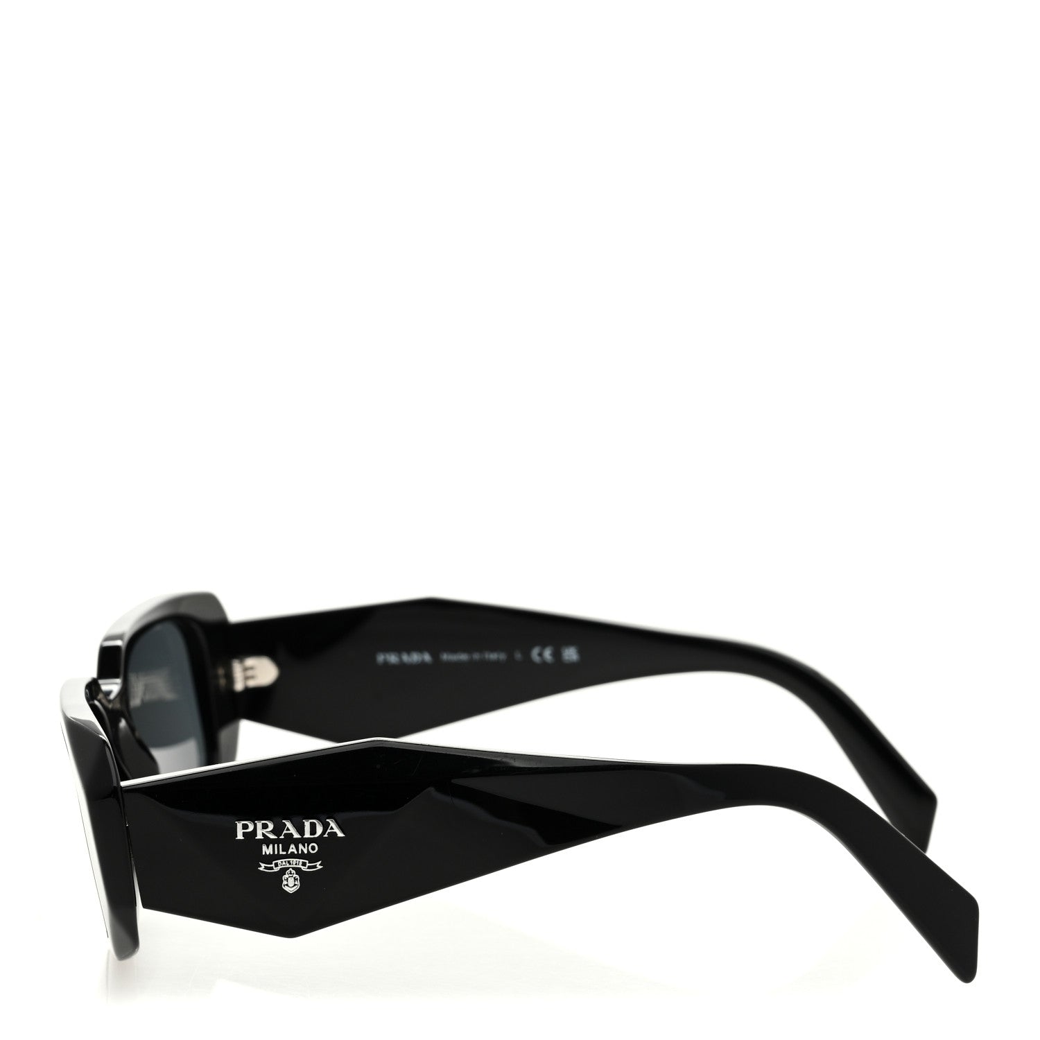 Prada Acetate Symbole Sunglasses SPR 17W Black 3 of 8