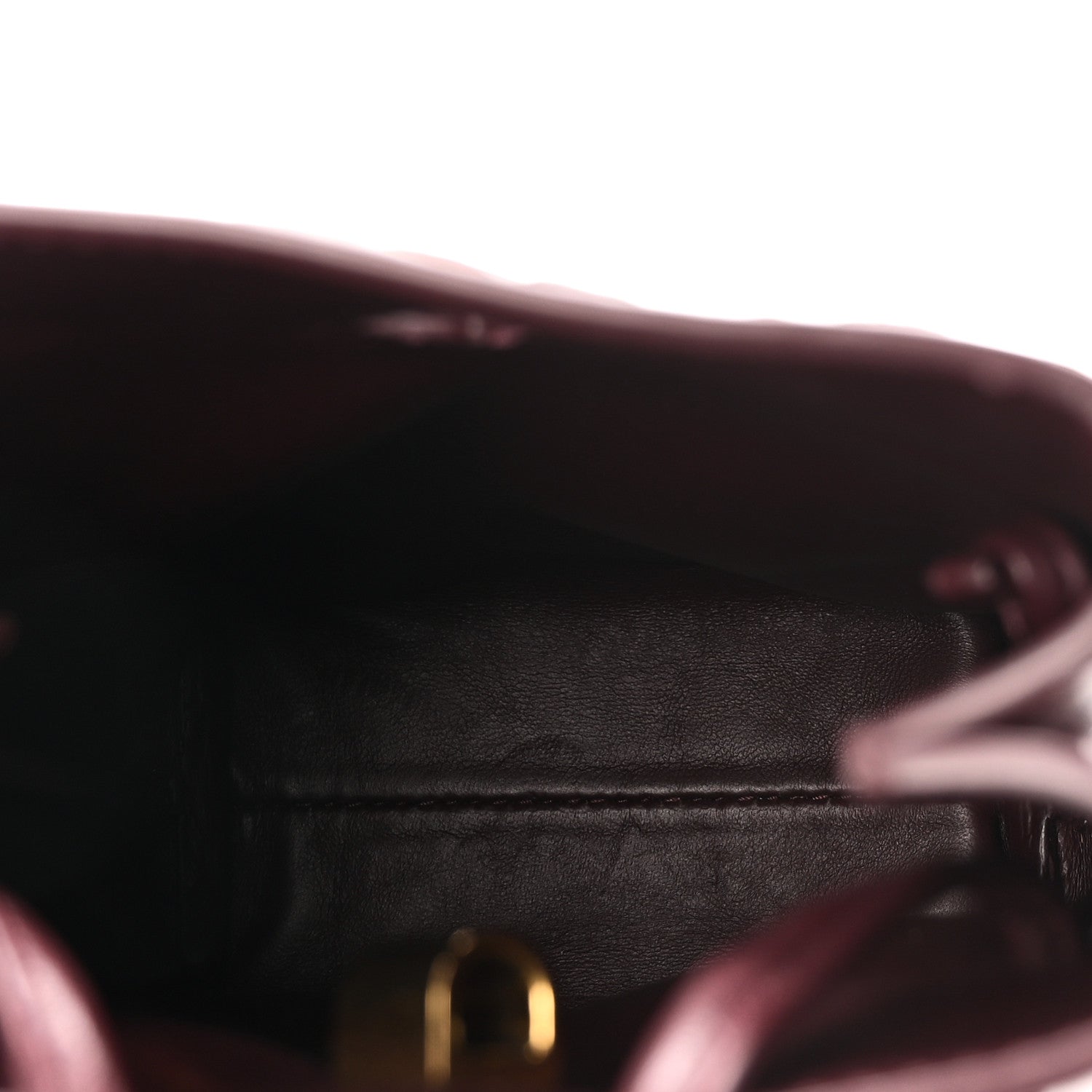 Bottega Veneta Nappa Intrecciato Andiamo Phone Pouch Deep Mahogany 5 of 10