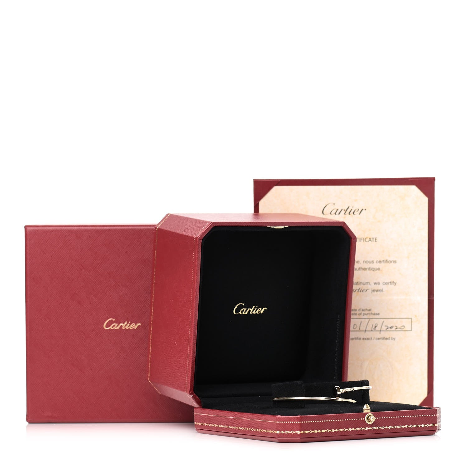 Cartier 18K Yellow Gold Small Juste Un Clou Bracelet 18 5 of 5