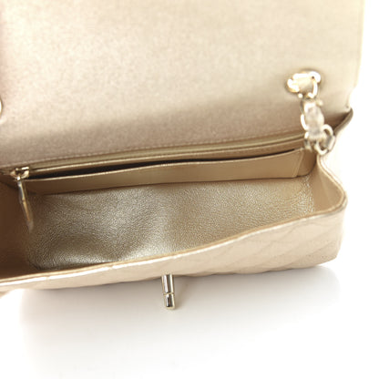 Chanel Metallic Lambskin Quilted Mini Rectangular Flap Gold 5 of 10