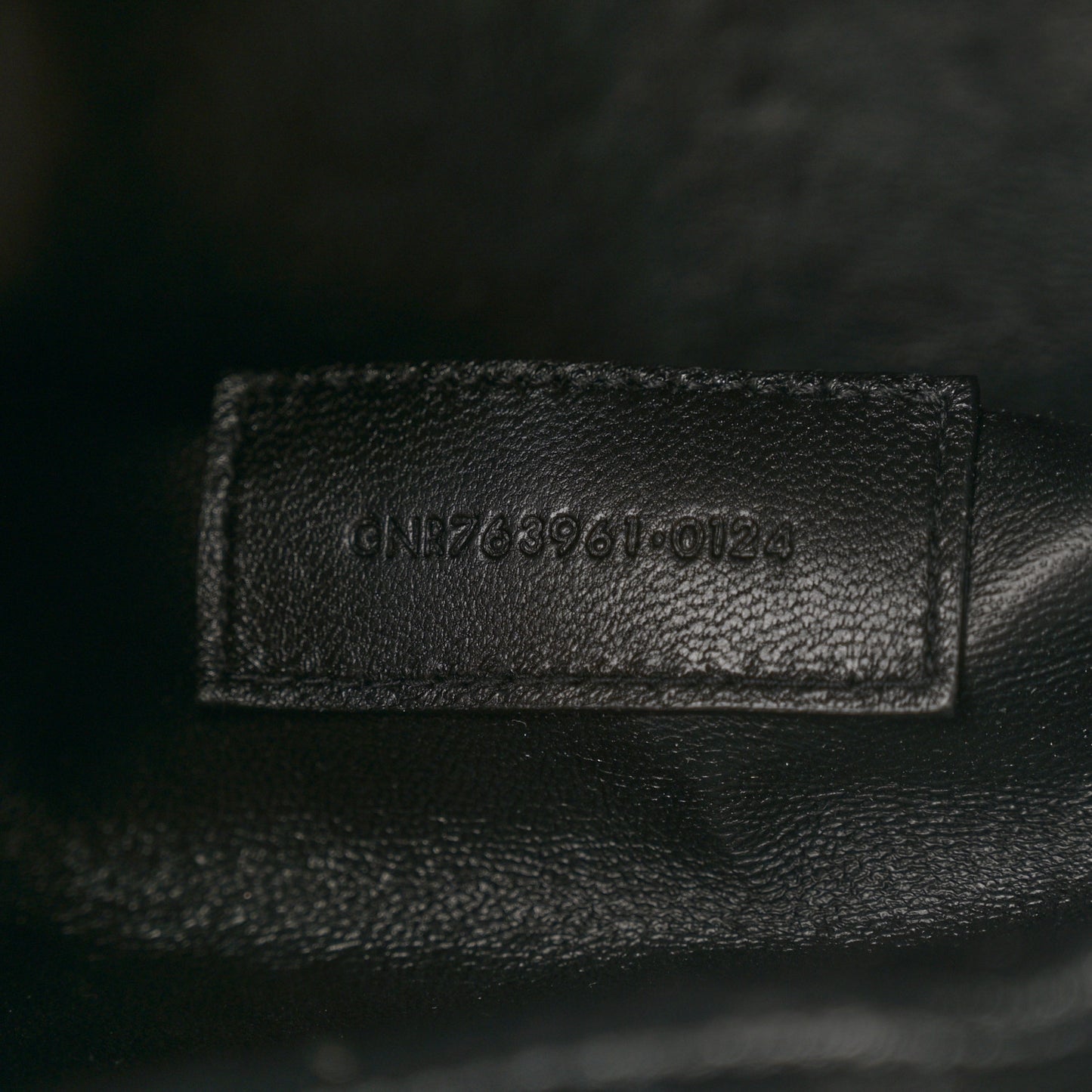 Lambskin Gabby Mini Bucket Bag Black