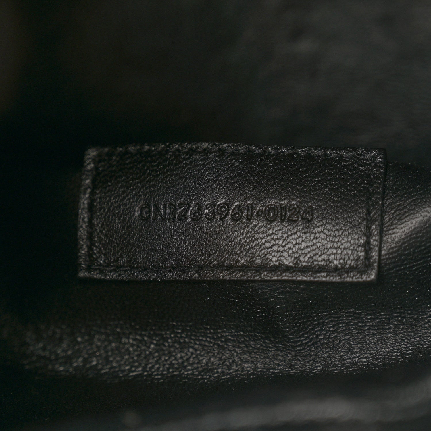 Saint Laurent Lambskin Gabby Mini Bucket Bag Black 7 of 12