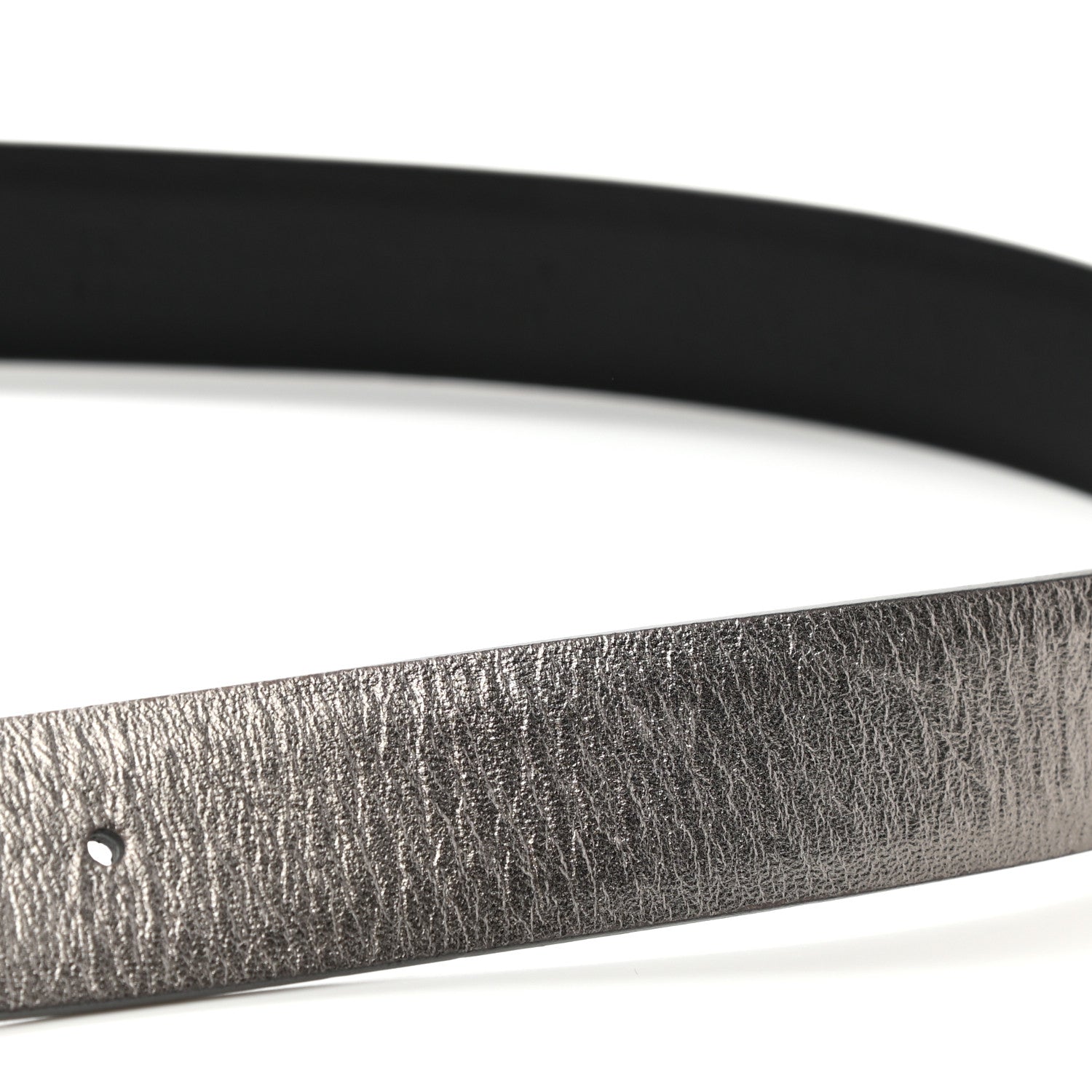 Chanel Metallic Calfskin Crystal CC Chain Belt 75 30 Silver 8 of 11
