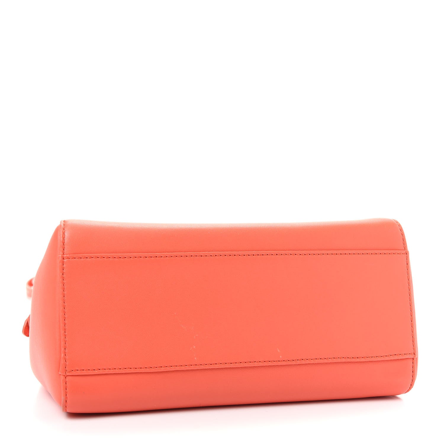 Fendi Nappa Mini Peekaboo Iconic Satchel Azalea 4 of 11