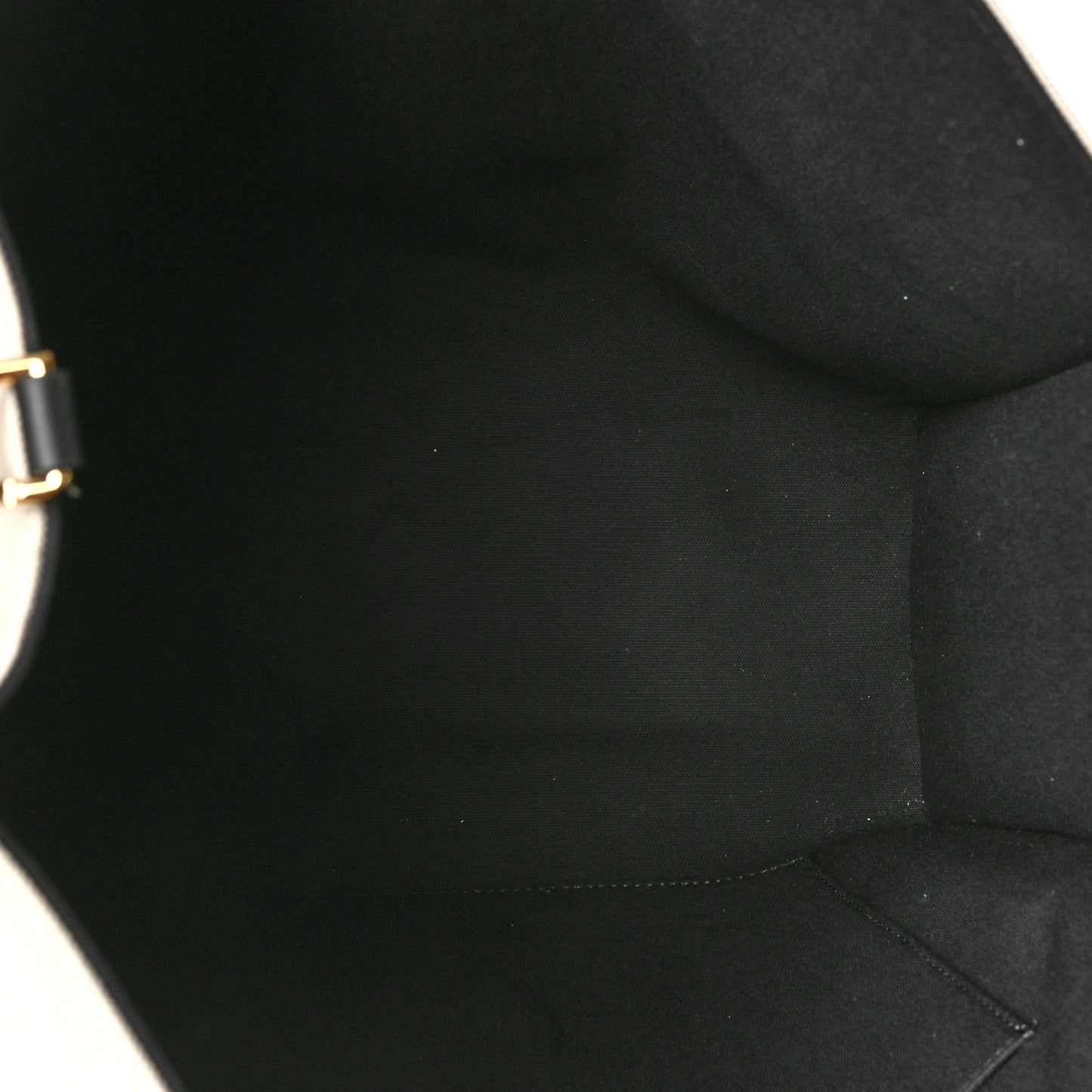 Canvas Medium Tote Beige Black