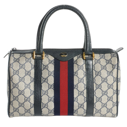 Gucci Monogram Web Boston Navy 1 of 9