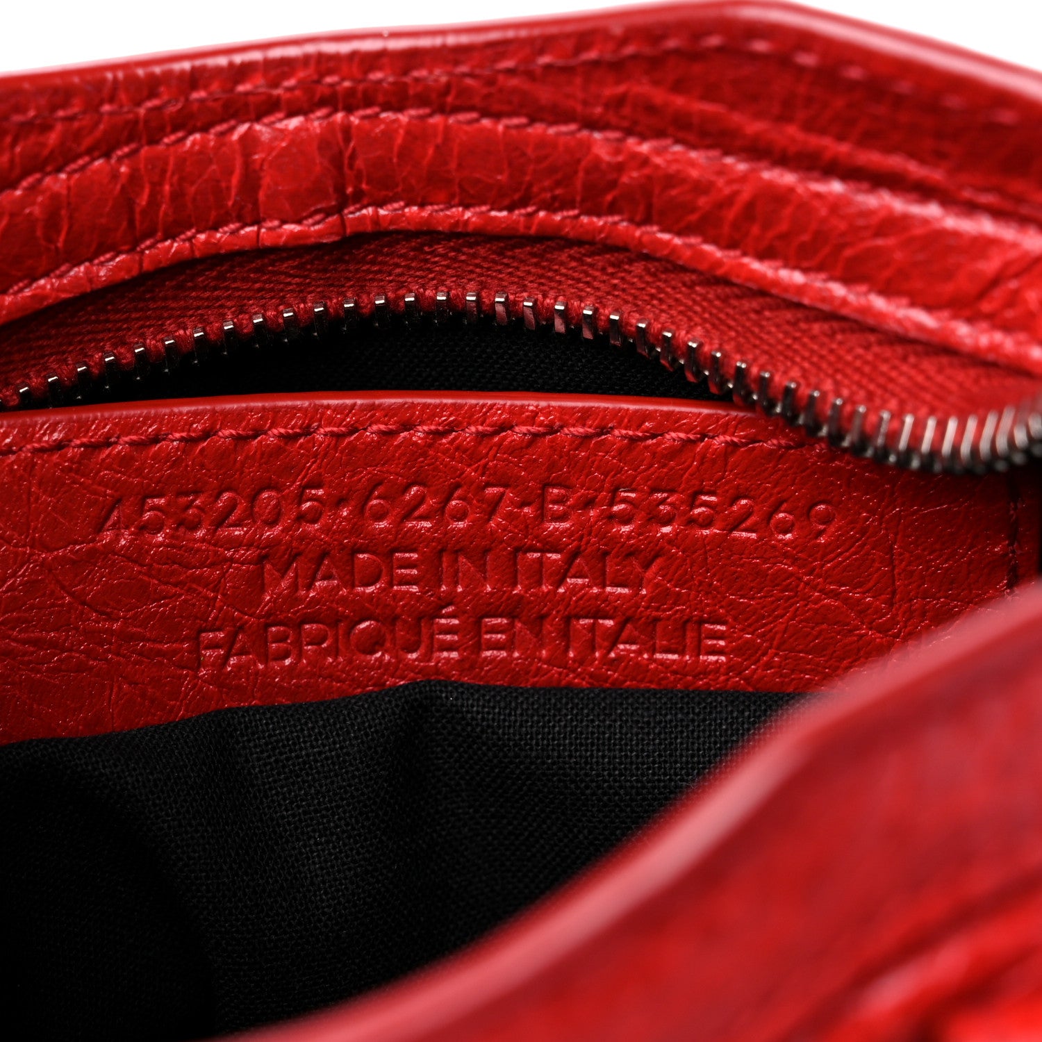 Balenciaga Agneau Classic Silver Hardware Nano City Rouge Groseille 8 of 10
