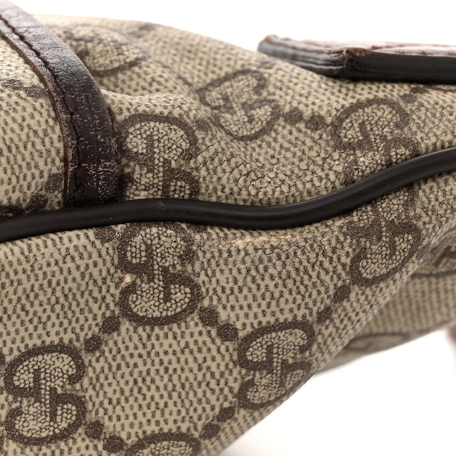 Gucci GG Plus Monogram Flat Messenger Bag Ebony 15 of 16