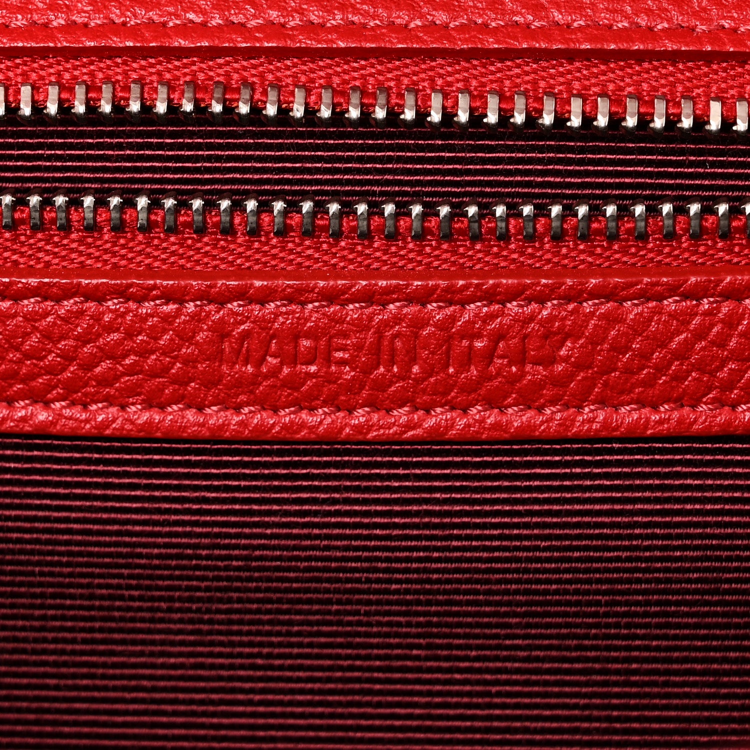 Christian Dior Grained Calfskin Small Diorama Flap Bag Red 7 of 10