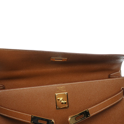 Hermes Courchevel Kelly Sellier 35 Gold 16 of 35