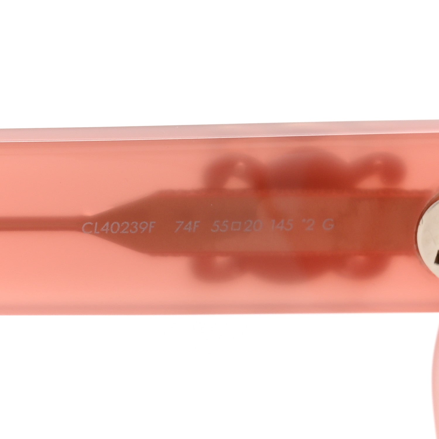 Celine Acetate Sunglasses CL40239F Pink 6 of 7