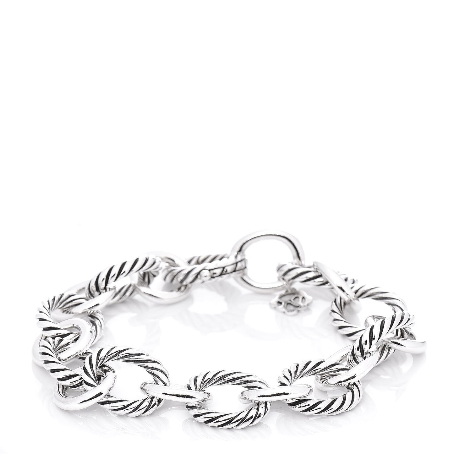 Sterling Silver 12mm Large Oval Link Bracelet