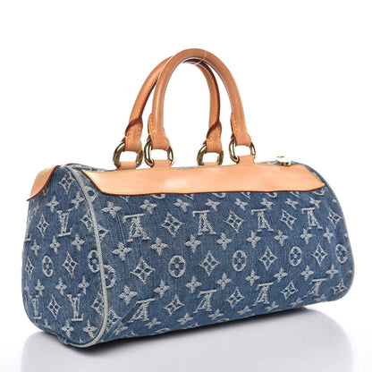 Louis Vuitton Monogram Denim Neo Speedy Blue 3 of 8