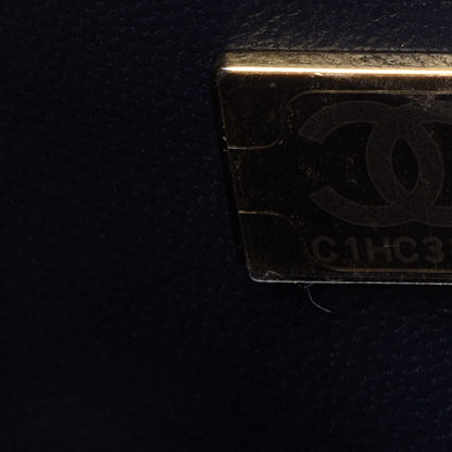 Chanel Caviar Quilted Small Double Flap Navy 6 of 11