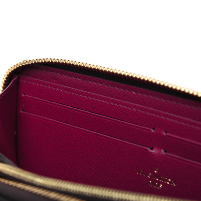 Louis Vuitton Monogram Clemence Wallet Fuchsia 12 of 14