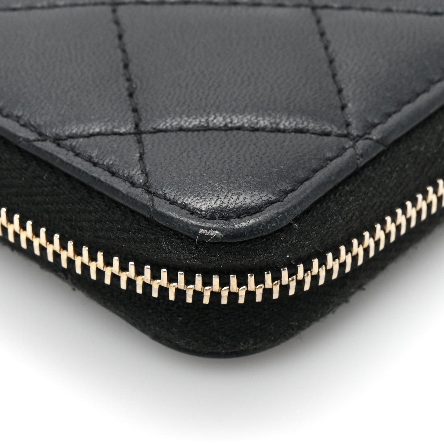 Chanel Lambskin Quilted Key Holder Case Black 10 of 10