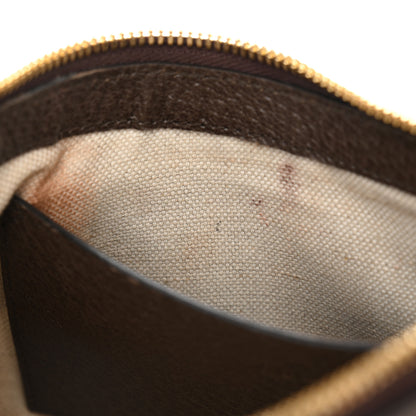 Gucci GG Supreme Monogram Textured Dollar Calfskin Web Small Ophidia GG Handbag Beige Ebony New Acero 12 of 12