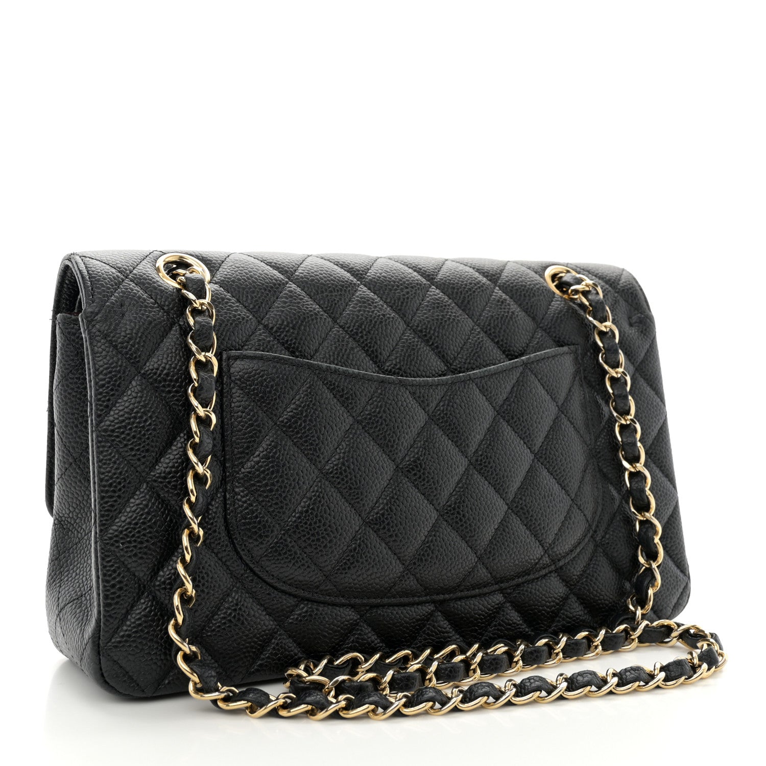 Chanel Caviar Quilted Medium Double Flap Black 3 of 13