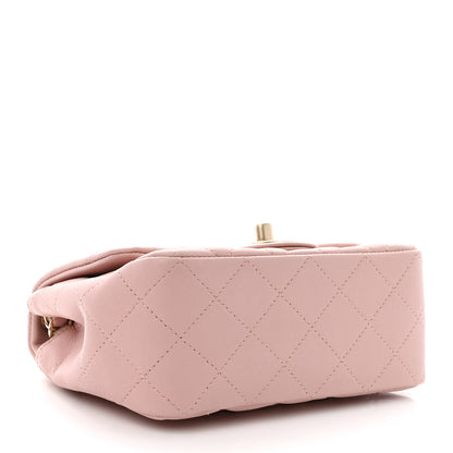 Chanel Lambskin Quilted Mini Square Flap Light Pink 4 of 10