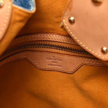 Louis Vuitton Denim Mahina XL Blue 6 of 8