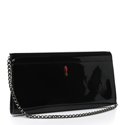 Christian Louboutin Patent Vero Dodat Clutch Black 3 of 10