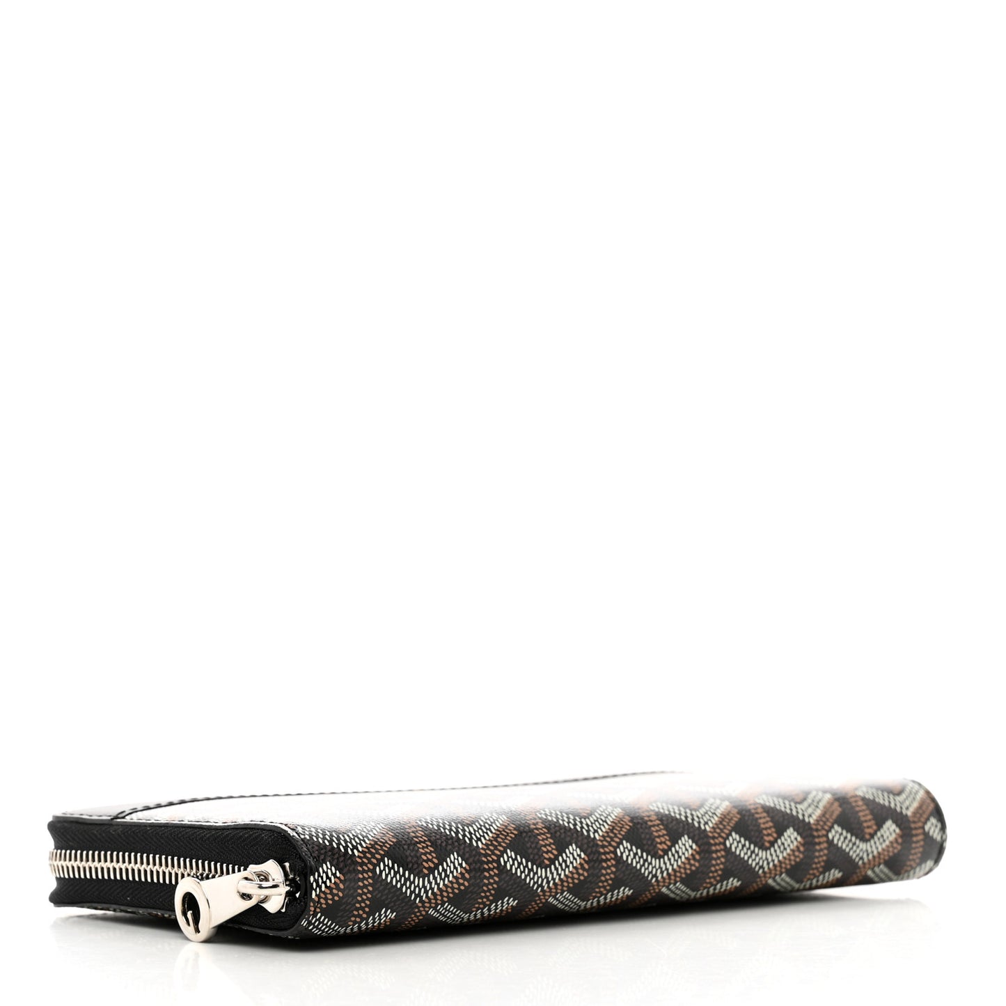 Goyardine Matignon Zip Around GM Wallet Black