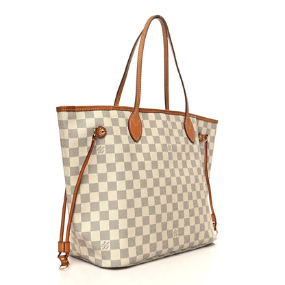 Louis Vuitton Damier Azur Neverfull MM 3 of 9