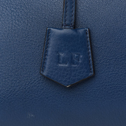 Fendi Vitello Dolce Marmol Large By The Way Boston Bag Blue 10 of 10