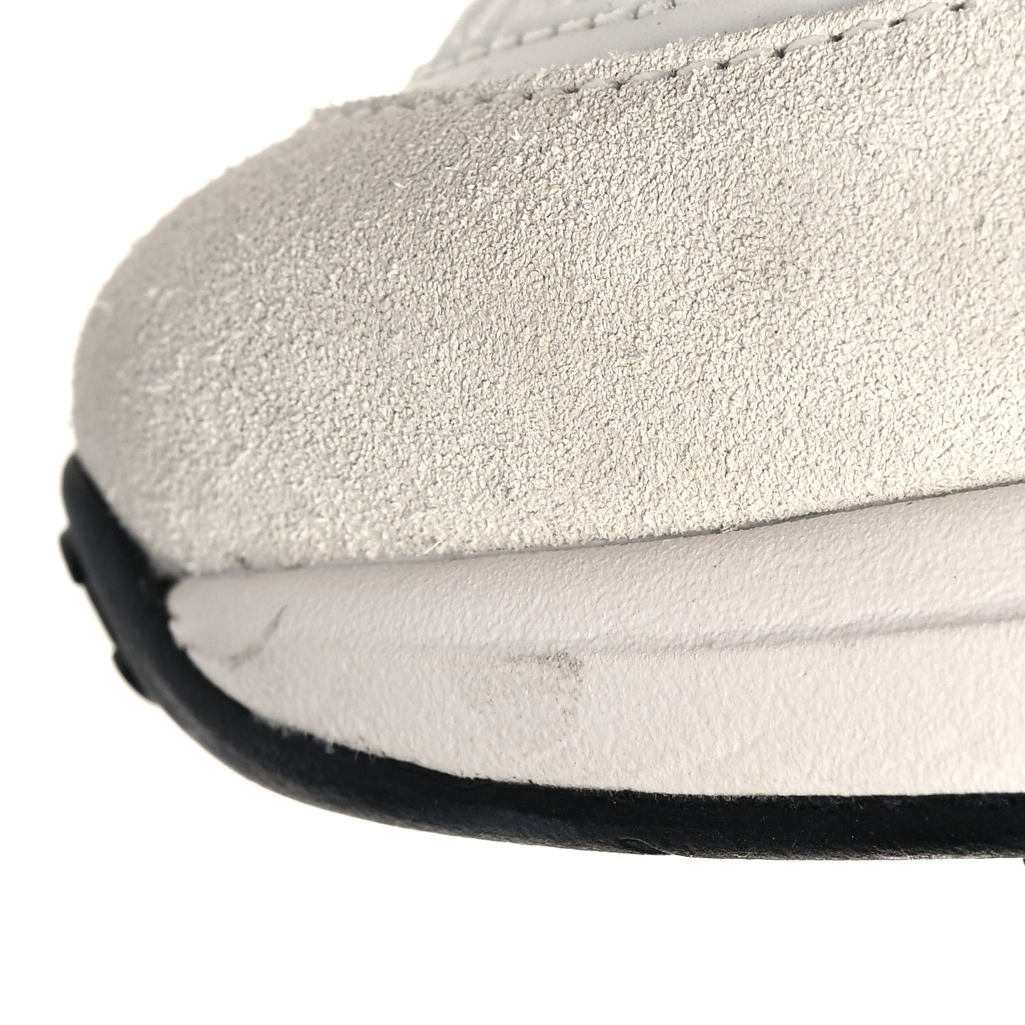 Calfskin Mesh Lycra Suede Womens Logo Sneakers 39 White