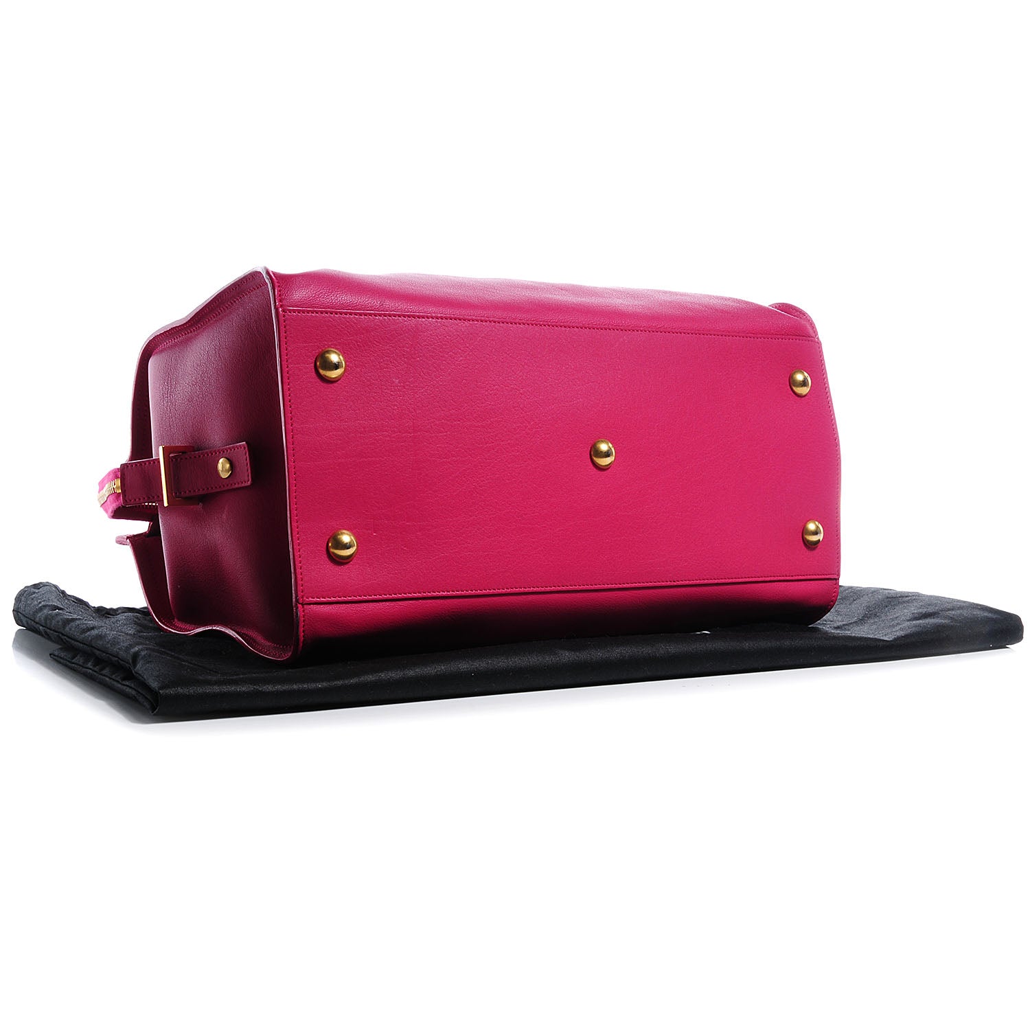 Saint Laurent Leather Medium Classic Cabas Y Bag Fuchsia 4 of 8