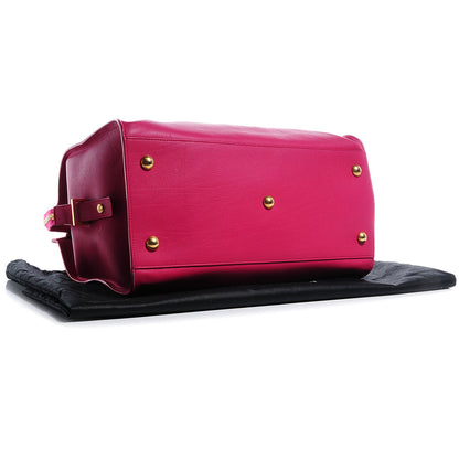 Saint Laurent Leather Medium Classic Cabas Y Bag Fuchsia 4 of 8