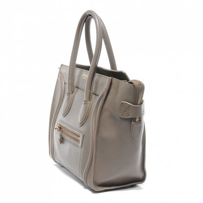 Celine Smooth Calfskin Micro Luggage Camel 7 of 9