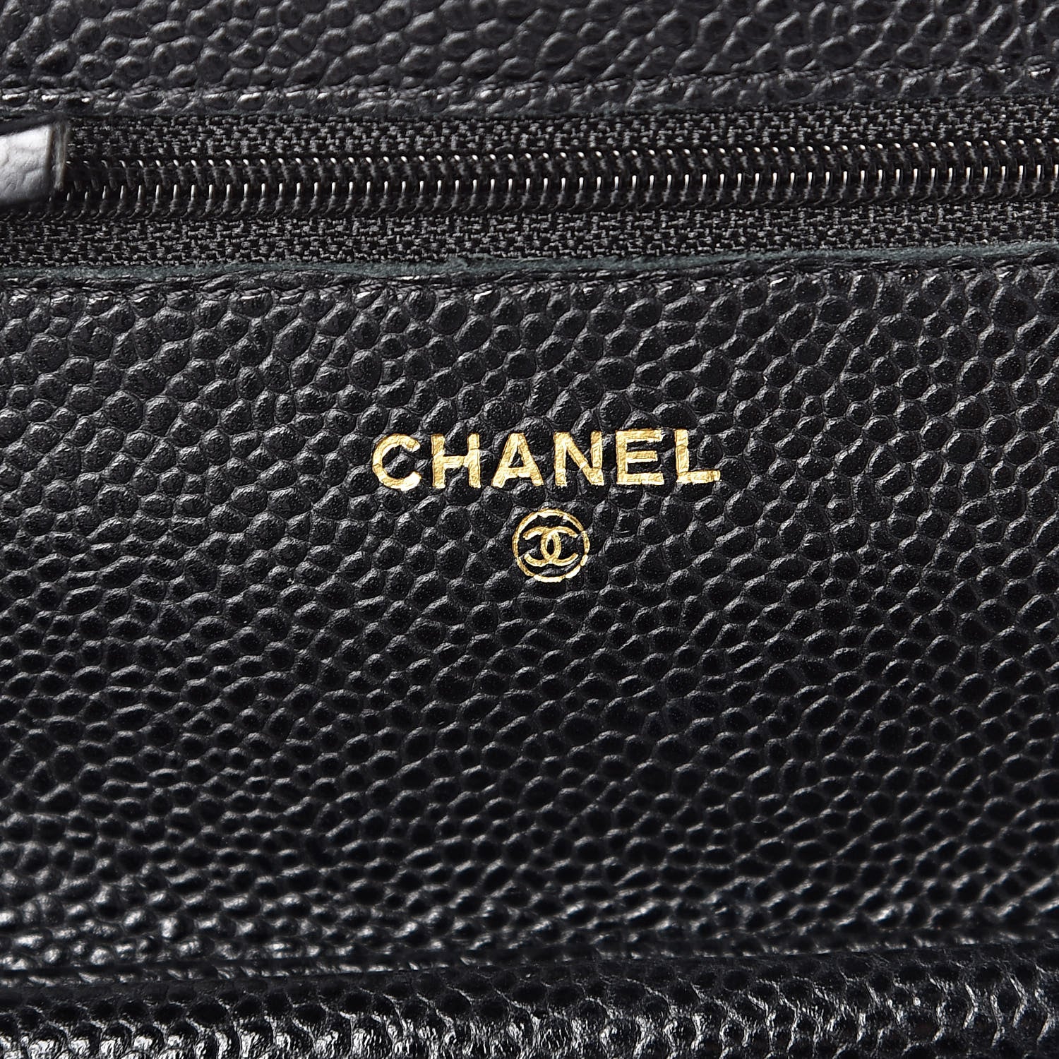 Chanel Caviar Quilted Wallet On Chain WOC Black 6 of 12