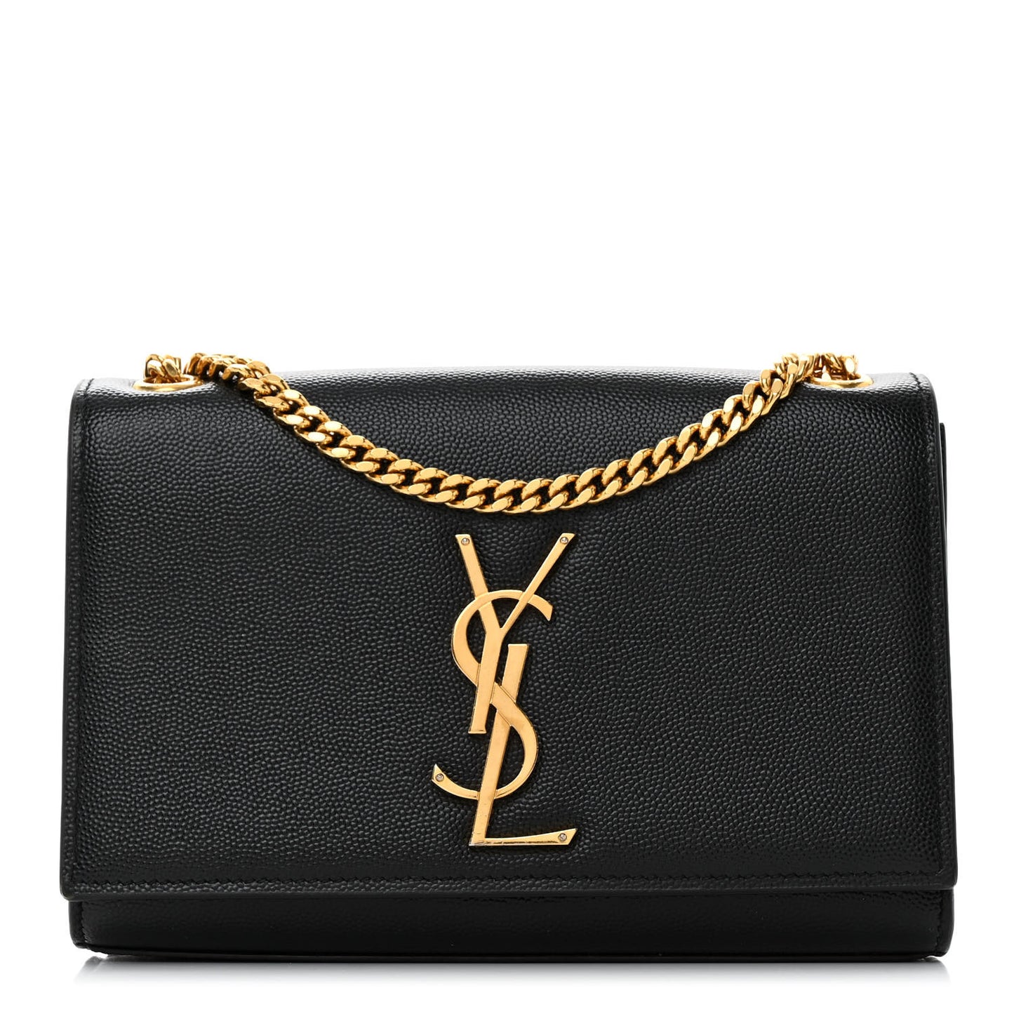 Grain De Poudre Small Monogram Kate Satchel Black