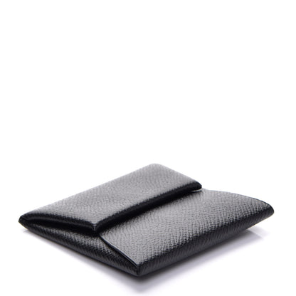 Hermes Epsom Bastia Coin Purse Black 4 of 8