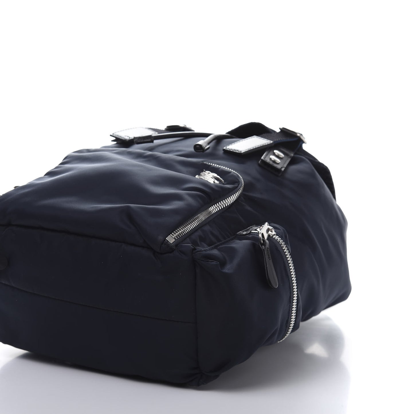 Nylon Puffer Medium Rucksack Backpack Blue