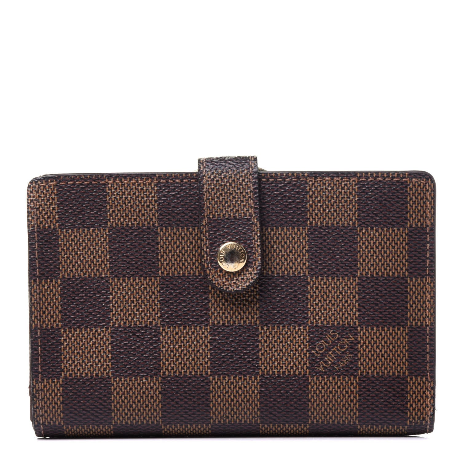 Louis Vuitton Damier Ebene French Purse Wallet 1 of 12