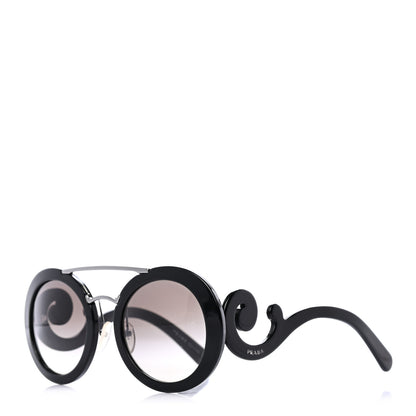 Prada Baroque Sunglasses SPR 13S Black 1 of 7