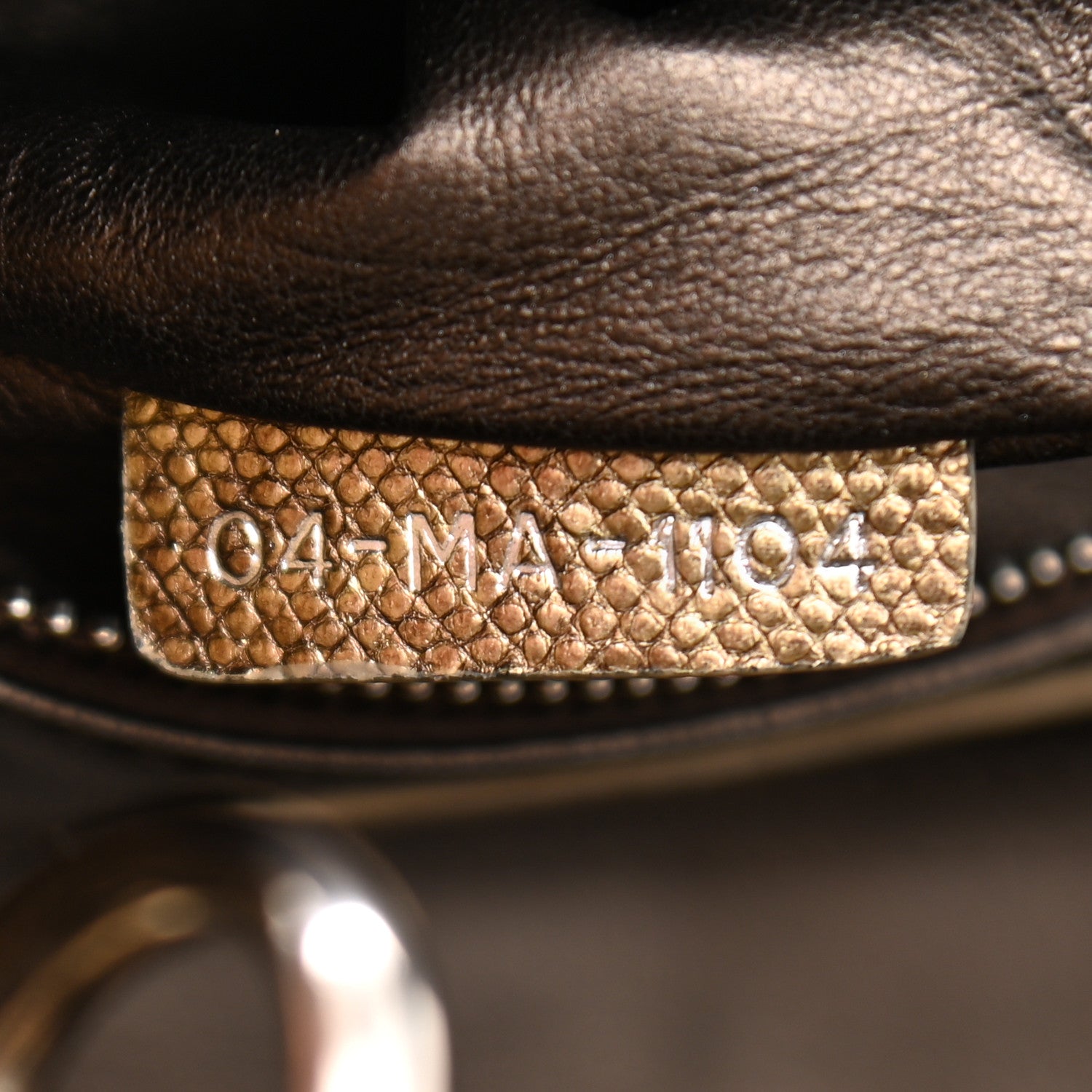 Christian Dior Metallic Lizard Mini Lady Dior Gold 7 of 11