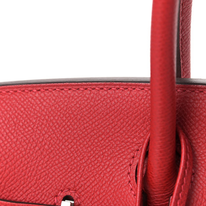 Hermes Epsom Birkin 30 Rouge Casaque 12 of 13