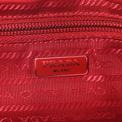 Prada Tessuto Nylon Vela Cosmetic Pouch Rosso 6 of 10