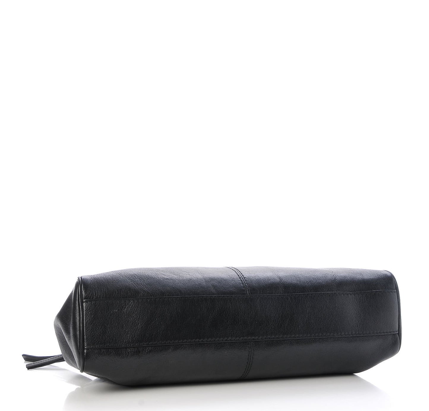 Calfskin Medium Re(Belle) Top Handle Bag Black