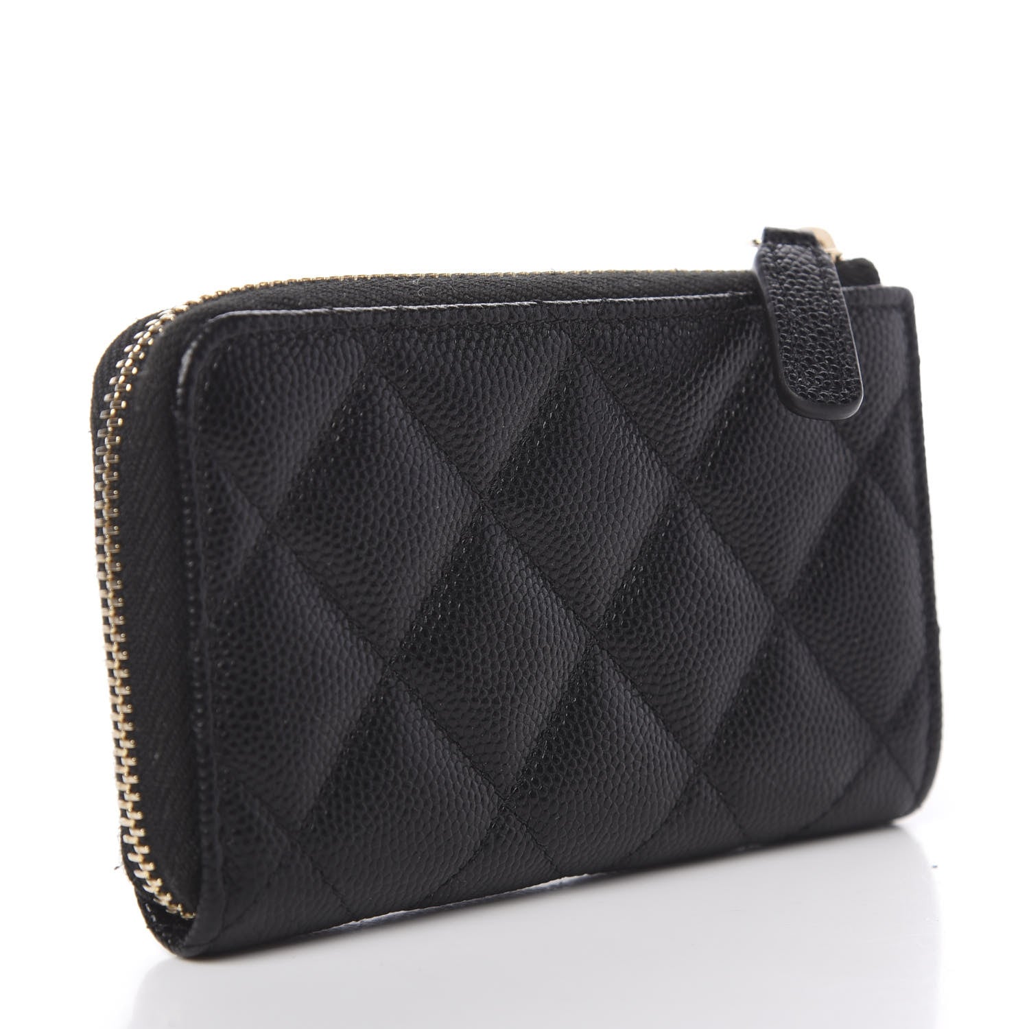 Chanel Caviar Quilted Key Holder Case Black 3 of 8